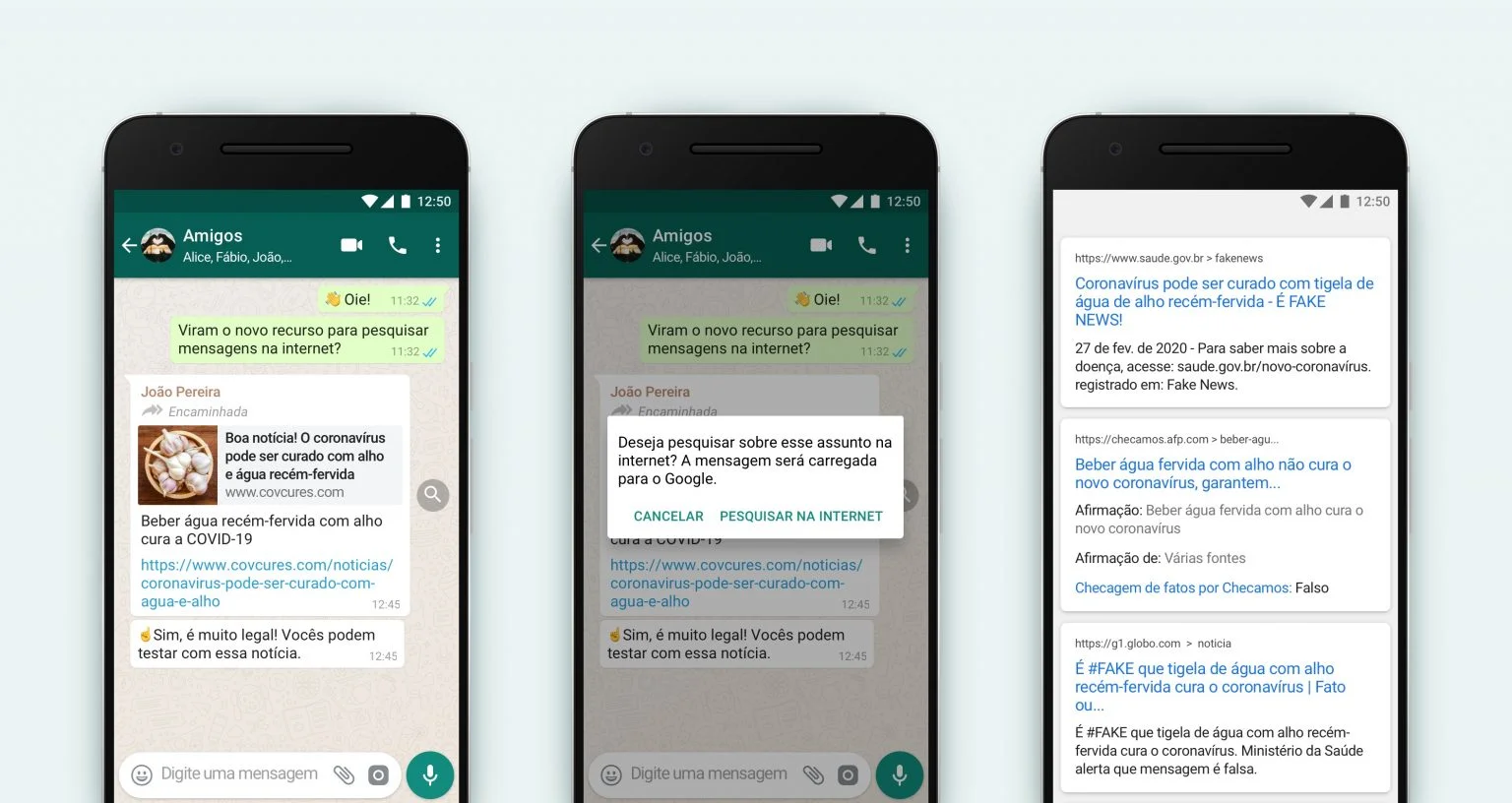 Fake News no WhatsApp? Não mais!