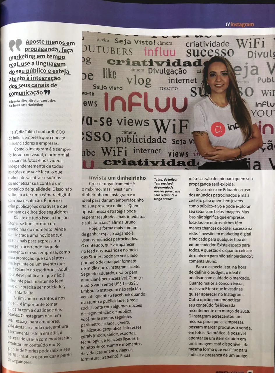 O poder do Instagram